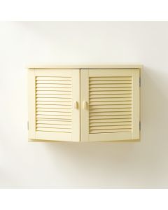 Dune Dell Wall-Mounted Entry Cabinet - Ivory (synthetic illustration; no displayed measurements)