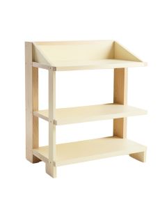 Holly Bend Empty Seed-Starting Shelving Unit Without Lights - Cream