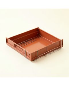 Holly Edge Empty Under-Desk Cable Tray - Terracotta (synthetic illustration; no displayed measurements)