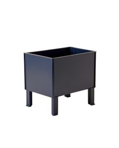 Hill Bridge Empty Raised Planter - Navy (synthetic illustration; no displayed measurements)