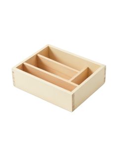 Linden Bridge Empty Pantry Drawer Organizer Insert - Cream