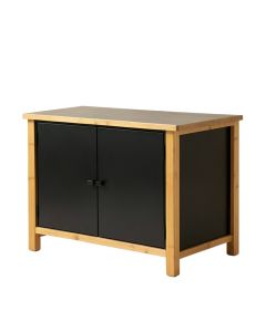 Maple Bridge Freestanding Laundry Folding Counter - Black (synthetic illustration; no displayed measurements)