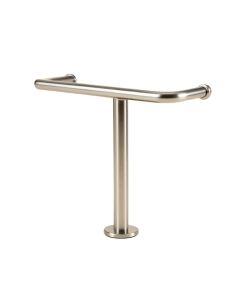 Stainless Steel Painted Towel Rack Punch-Free Towel Single Rod Rack Bath Towel Holder