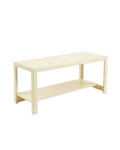 Cedar Canyon Narrow Outdoor Storage Bench - Cream (synthetic illustration; no displayed measurements)