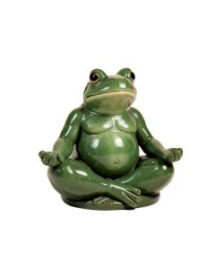 Meditating Frog Statue