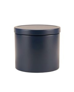 Pine Branch Storage Canister With Lid - Navy