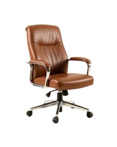 Cimmero Genuine Leather Conference Chair