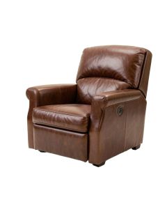 Ruhland 39.5 '' Wide Genuine Leather Manual Club Recliner