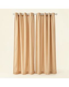 Ebba Bamboo Rayon Semi-Sheer Single Curtain Panel (synthetic illustration; no displayed measurements)