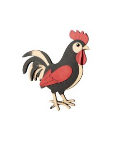 Frisky Rooster Cambridge Sign Wall Décor
