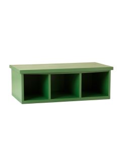 Cedar Branch Shoe Storage Bench - Green
