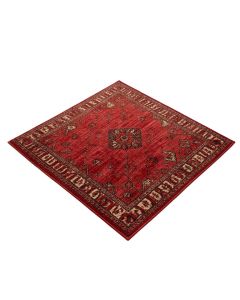 Hague Moroccan Trellis Textured Power Loom Red Rug (synthetic illustration; no displayed measurements)