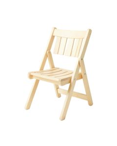 Brook Bridge Folding Outdoor Chair - Ivory (synthetic illustration; no displayed measurements)