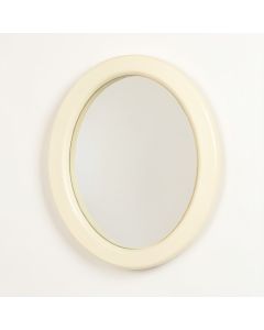 Cove Branch Framed Wall Mirror - Cream (synthetic illustration; no displayed measurements)