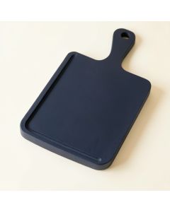 Oak Bend Cutting Board - Navy (synthetic illustration; no displayed measurements)