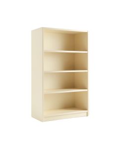 Wren Bend Freestanding Bookcase - Cream (synthetic illustration; no displayed measurements)