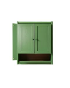 Dune Branch Wall-Mounted Laundry Cabinet - Green (synthetic illustration; no displayed measurements)