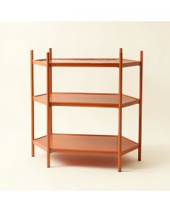 Reed Branch Empty Countertop Canister Rack - Terracotta (synthetic illustration; no displayed measurements)