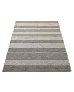 Ridge Bend Rectangular Outdoor Rug - Gray