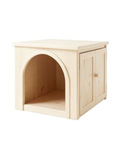 Summit Bend Empty Furniture-Style Litter Enclosure - Ivory (synthetic illustration; no displayed measurements)