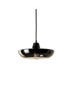 Ridge Canyon Pendant Light Suspended From One Plain Cable - Black (synthetic illustration; no displayed measurements)
