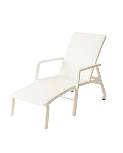 Heath Bend Outdoor Lounge Chair - White (synthetic illustration; no displayed measurements)