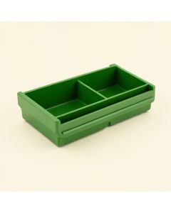 Brook Bluff Empty Pantry Drawer Organizer Insert - Green (synthetic illustration; no displayed measurements)