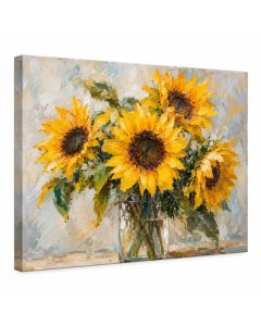 Sunflowers By Fran Osuna - Wrapped Canvas Gallery-Wrapped Canvas Giclée