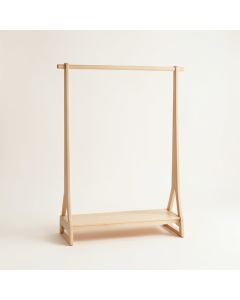 Flint Bend Empty Garment Rack - Beige (synthetic illustration; no displayed measurements)