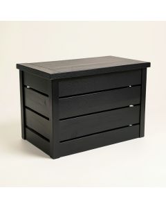 Juniper Brook Closed Outdoor Storage Box - Black (synthetic illustration; no displayed measurements)