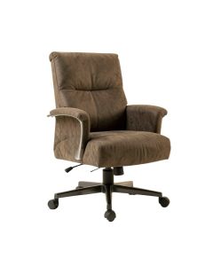Albaugh Suede Executive Chair