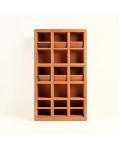 Willow Bluff Empty Vertical Garden Frame - Terracotta (synthetic illustration; no displayed measurements)