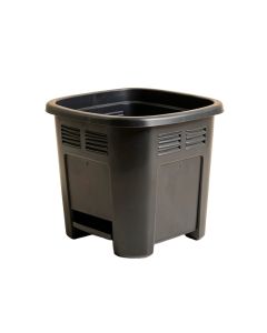 Flint Brook Closed Garden Compost Bin - Black (synthetic illustration; no displayed measurements)