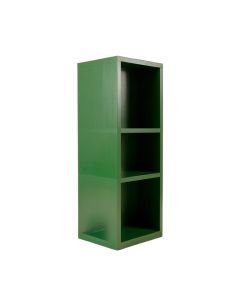 Fern Bend Narrow Cubby Tower - Green (synthetic illustration; no displayed measurements)