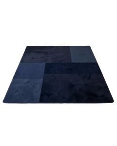 Hill Branch Rectangular Area Rug - Navy (synthetic illustration; no displayed measurements)