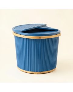 Dune Branch Laundry Hamper - Blue (synthetic illustration; no displayed measurements)