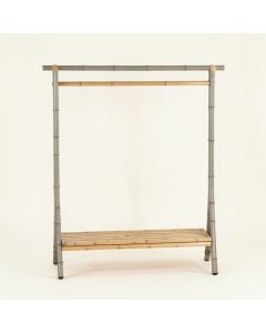 Cliff Bridge Empty Garment Rack - Gray (synthetic illustration; no displayed measurements)