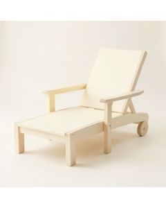 River Crossing Outdoor Lounge Chair - Cream (synthetic illustration; no displayed measurements)