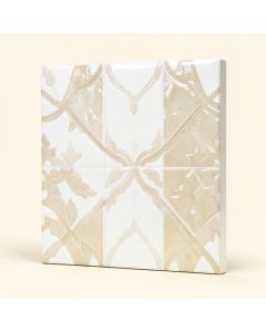 Glossy 3 '' X 6 '' Ceramic Patterned Subway Wall & Floor Tile (synthetic illustration; no displayed measurements)