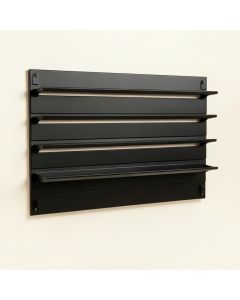 Sage Crossing Empty Wall-Mounted Tool Organizer Panel - Black (synthetic illustration; no displayed measurements)