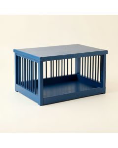 Glen Crossing Empty Furniture-Style Pet Crate - Blue (synthetic illustration; no displayed measurements)