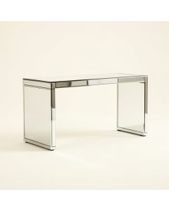 Noelle Mirrored Console Table (synthetic illustration; no displayed measurements)