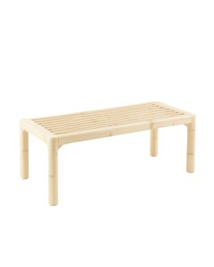 Flint Crest Indoor Bench - Cream