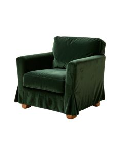 Olympe 66.92 '' Velvet Flared Arm Loveseat