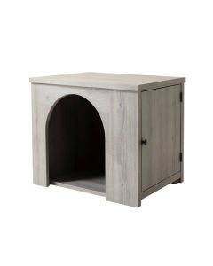 Cedar Crossing Empty Furniture-Style Litter Enclosure - Gray (synthetic illustration; no displayed measurements)