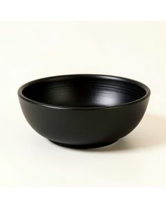 Fern Crest Dining Bowl - Black (synthetic illustration; no displayed measurements)