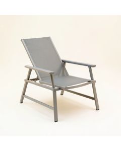 Clay Bend Outdoor Lounge Chair - Gray (synthetic illustration; no displayed measurements)