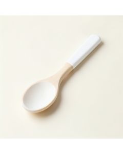 Meadow Bluff Cooking Spoon - White (synthetic illustration; no displayed measurements)