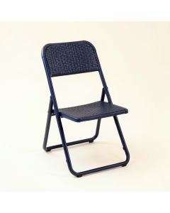 Dawn Dell Folding Outdoor Chair - Navy (synthetic illustration; no displayed measurements)