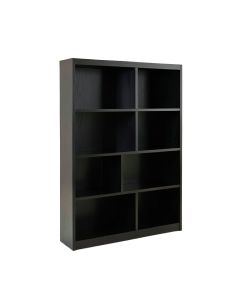 Birch Edge Freestanding Bookcase - Black (synthetic illustration; no displayed measurements)